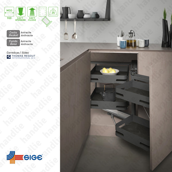 EC.350.M - Canto mágico com 4 cestos