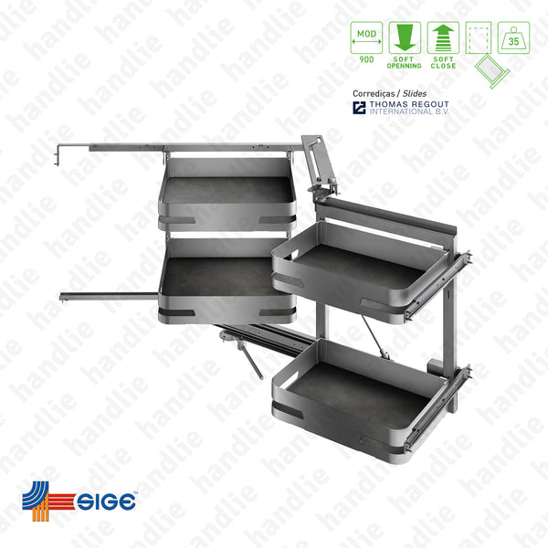 EC.350.M - Canto mágico com 4 cestos