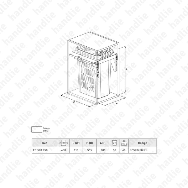 EC.590 - Cesto multiusos de extracção total
