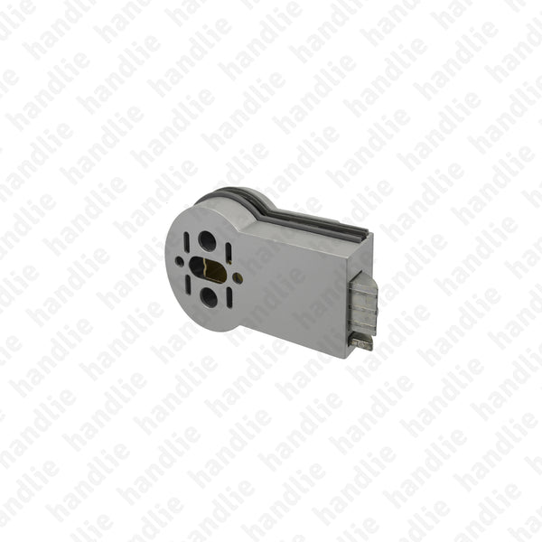 F.CX.GLA - Trinco com caixa adaptadora para portas de vidro - "Série Premi apri Forma"