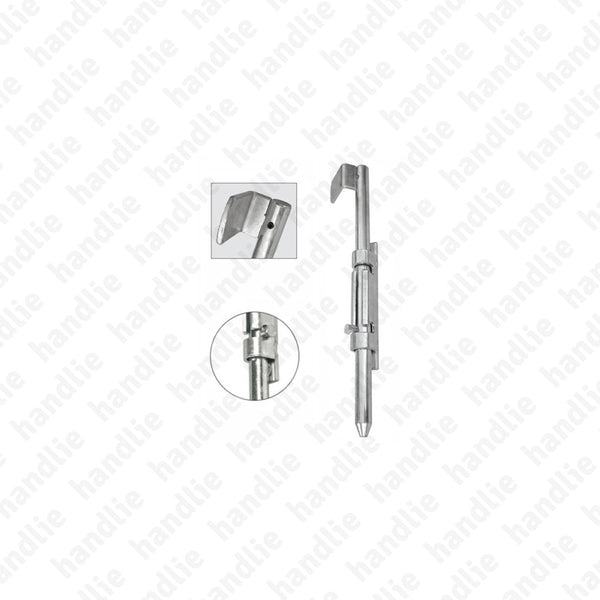 FX.165 - Fecho serralheiro com varão Ø16mm (soldar ou aparafusar) - Aço