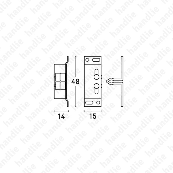 FX.429.N - Fecho para móveis