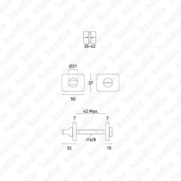 FX.503 - Fecho WC OBLIQ