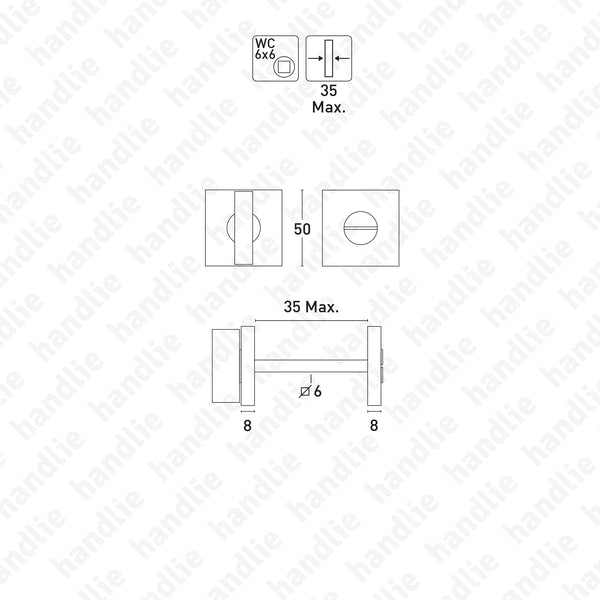 FX.IN.8244 - Fecho WC