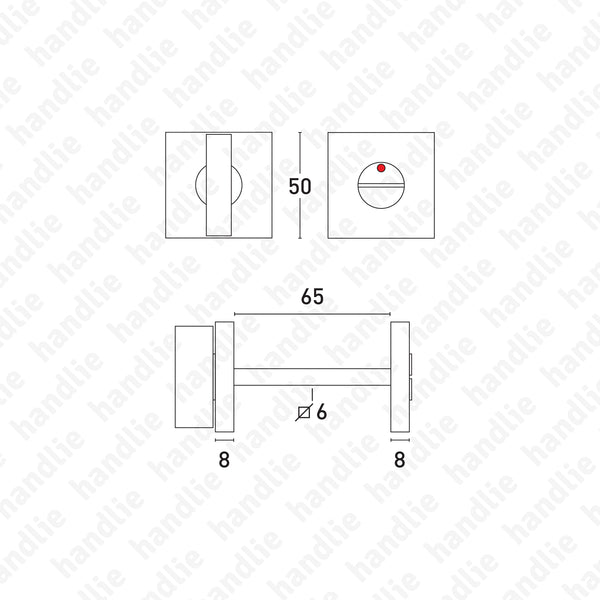 FX.IN.8246 - Fecho WC com indicador
