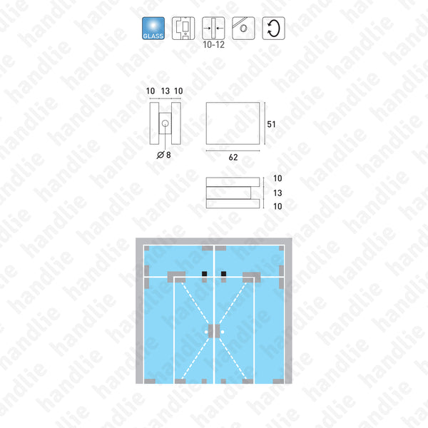 FXV.142 - Testa para fecho FXV.141