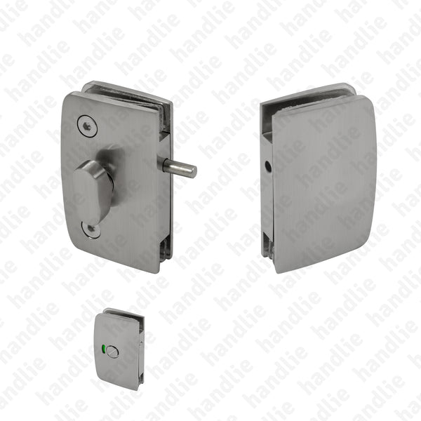FXV.8253 - Fecho para portas WC em vidro