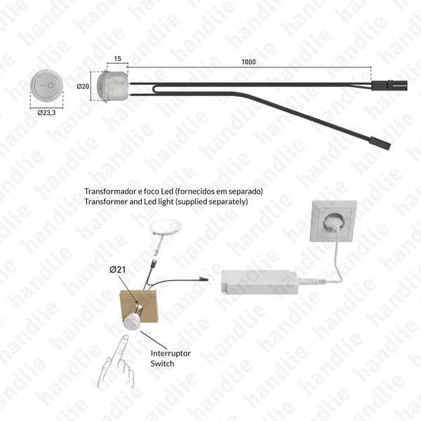 IL.400 - Interruptor para LED