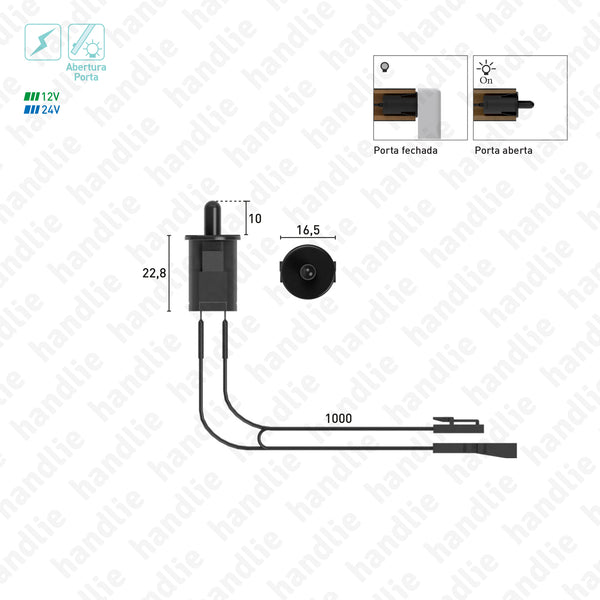 IL.410 - Sensor LED para armários e roupeiros