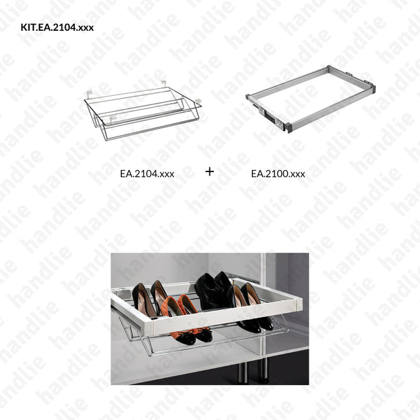 KIT EA.2104 - Kit Sapateira  - SC SQUARE CLOSET