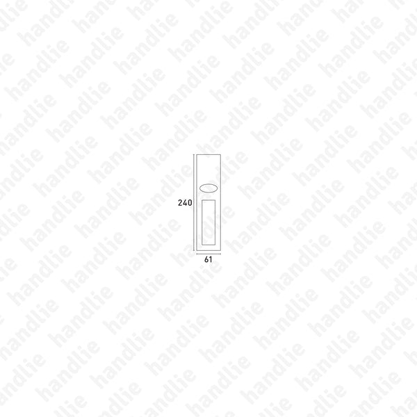 P.415 - Par trinquetas - Preto Fosco