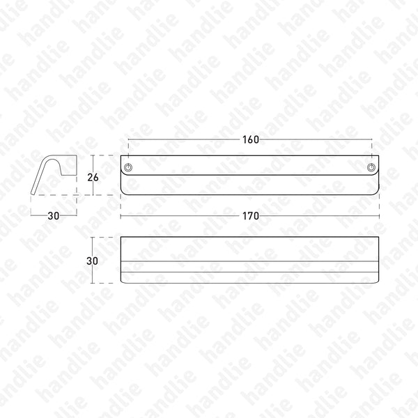 PM.7622 | FRINGE - Puxador para mobiliário