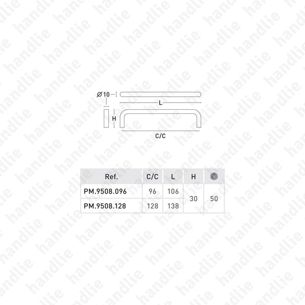 PM.9508 - Asas para mobiliário - Alumínio