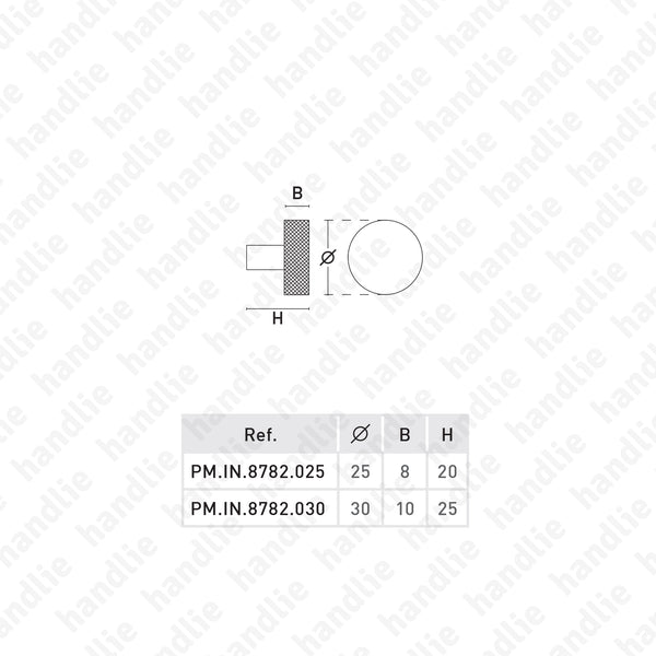 IN.22.160 | WATCH - Puxador para mobiliário Ø25 / Ø30
