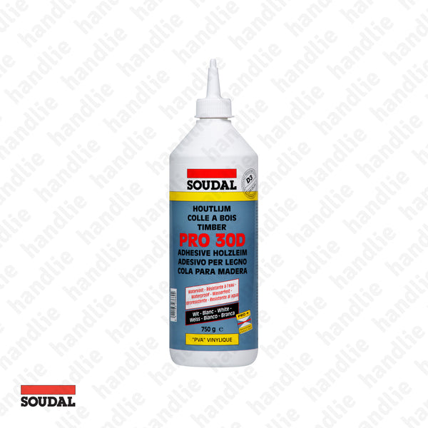 PRO.30D - SOUDAL - Cola branca para madeira - D3