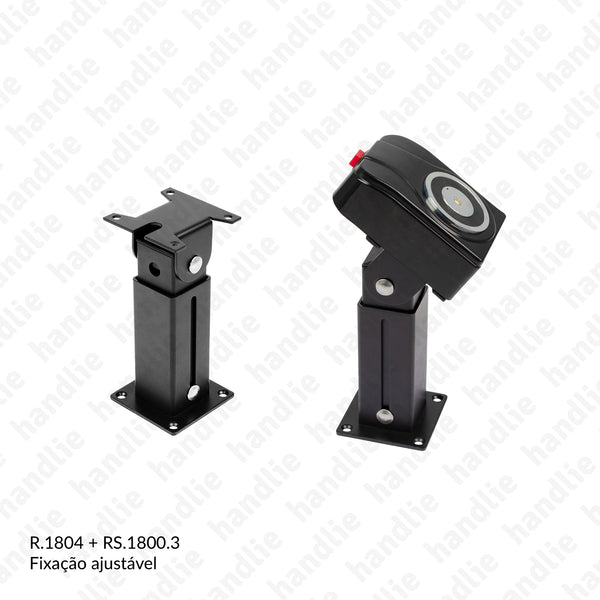 R.1804 - Retentor eletromagnético para portas - Aplicação ao pavimento / parede / tecto