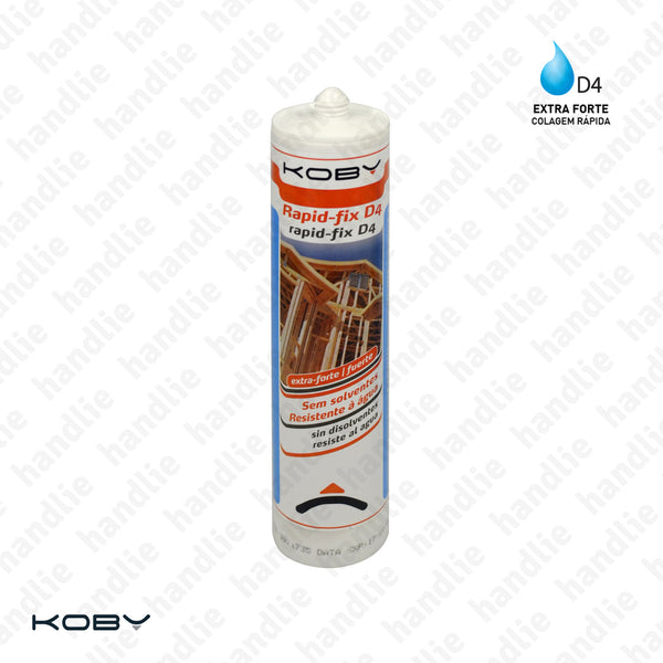 RAPID-FIX D4 - KOBY - Cola de montagem D4 - Bege