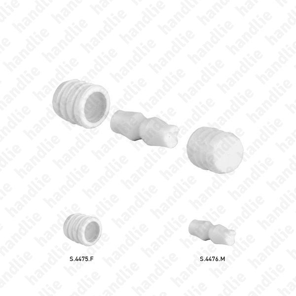 S.4475.F/S.4476.M - Sistema de fixação oculto para mobiliário "BONE"