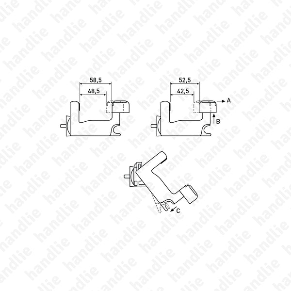 SP.MR001 - Segura portadas regulável - Nylon
