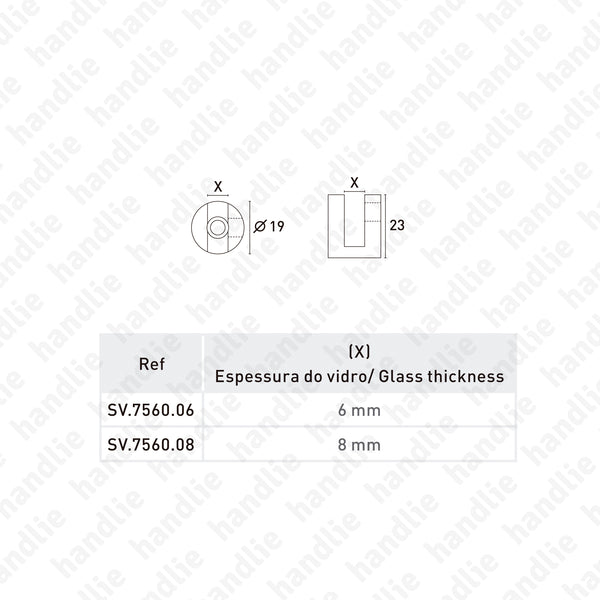IN.80.560 - Suporte prateleira