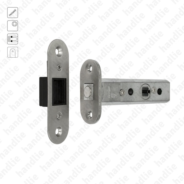 IN.20.153 - Trinco / fecho tubular embutir - Magnético