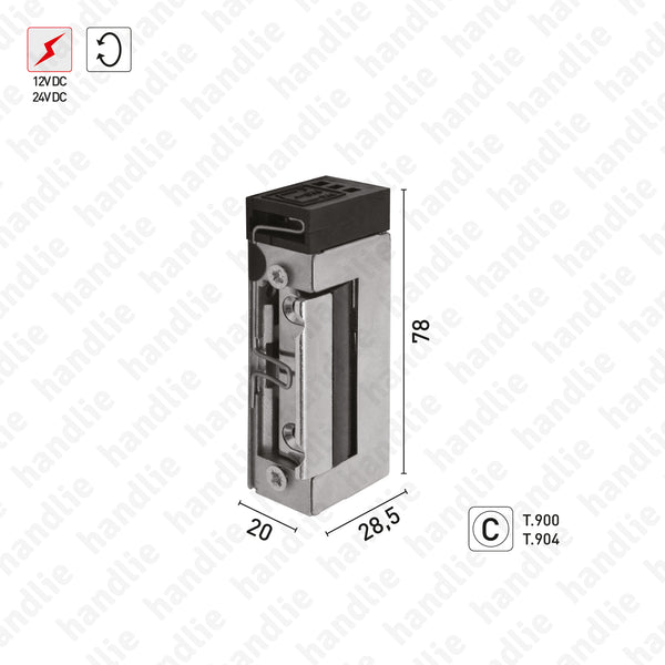 T.1761 - Trinco eléctrico de embutir
