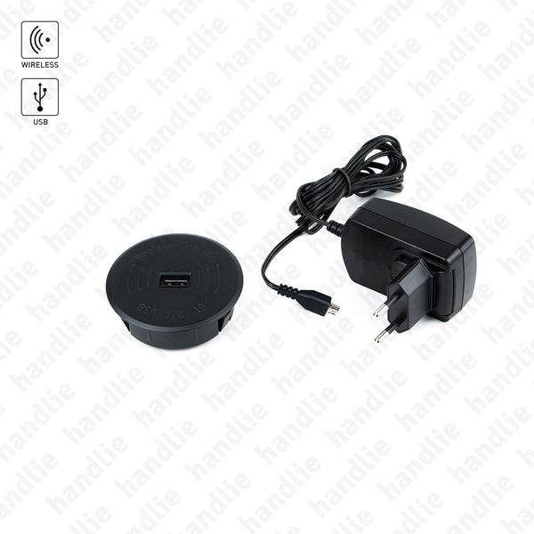 TE.377 - Carregador sem fios Wireless QI + USB