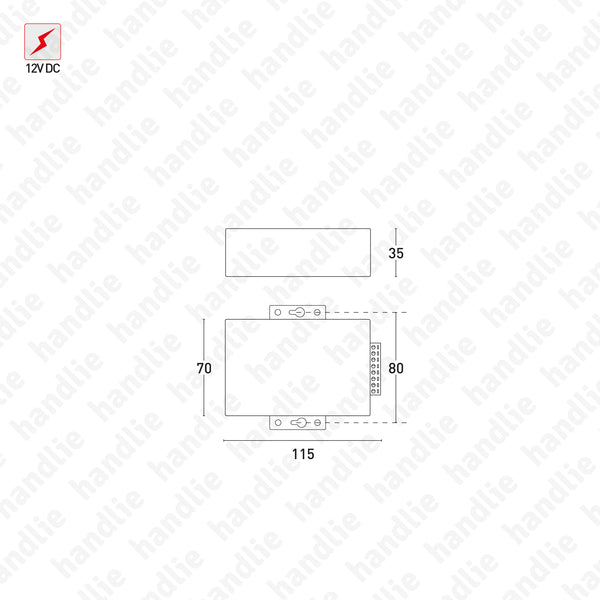 TRE.TA.6800K5A 12V - Transformador / Fonte