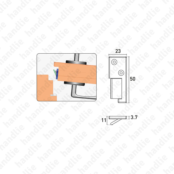 VP.2503 - Activador de veda portas para portas pivotantes