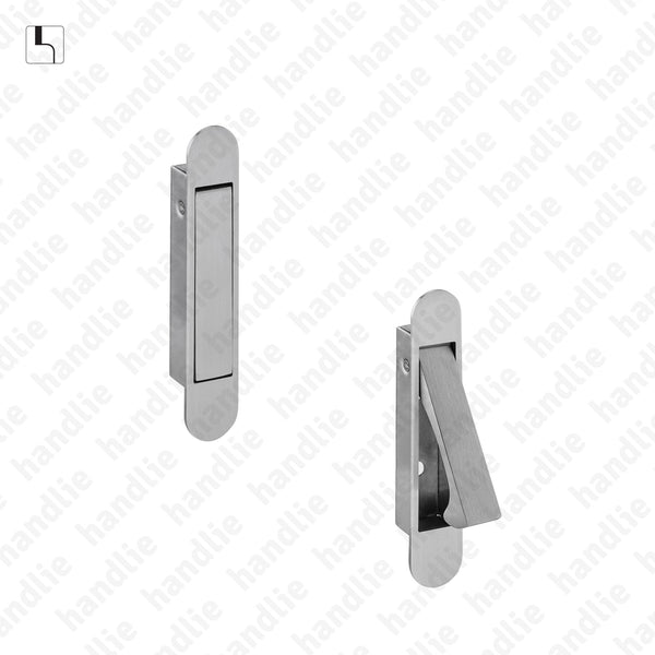 CE.IN.8909 - Concha de embutir com puxador 100x18 - Inox